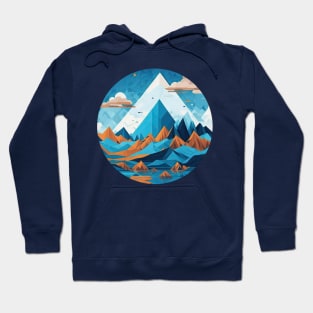 Geometric Mountains Hoodie